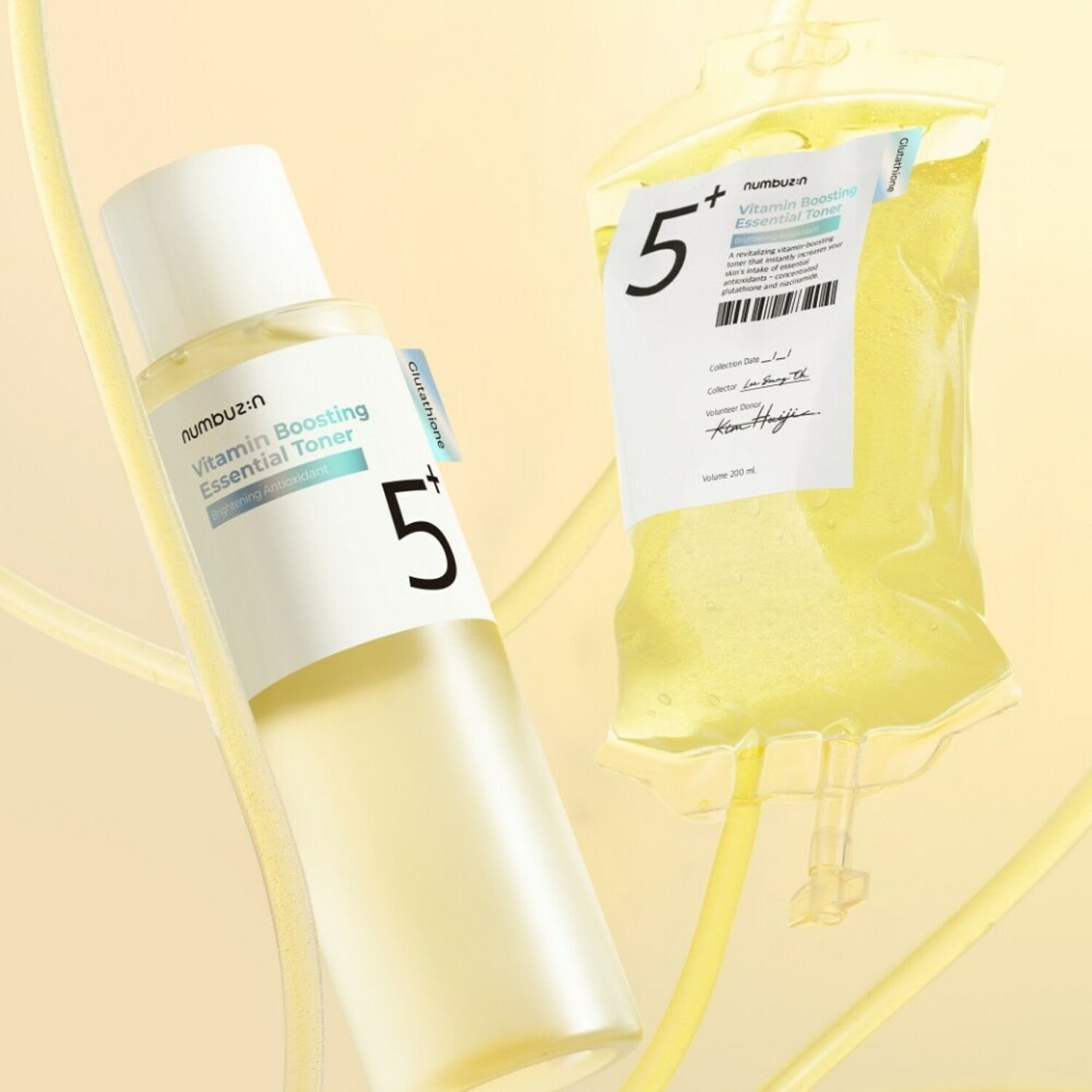 Numbuzin – No.5 Glutathione Vitamin Boosting Essential Toner 200ml