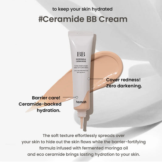 Heimish – Moringa Ceramide BB Cream SPF 30 PA++ 19 Fair Beige