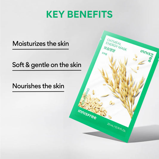 Innisfree - Energy Mask 22ml Oatmeal