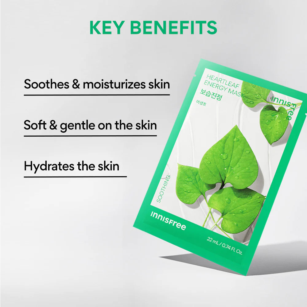 Innisfree - Energy Mask 22ml Heartleaf
