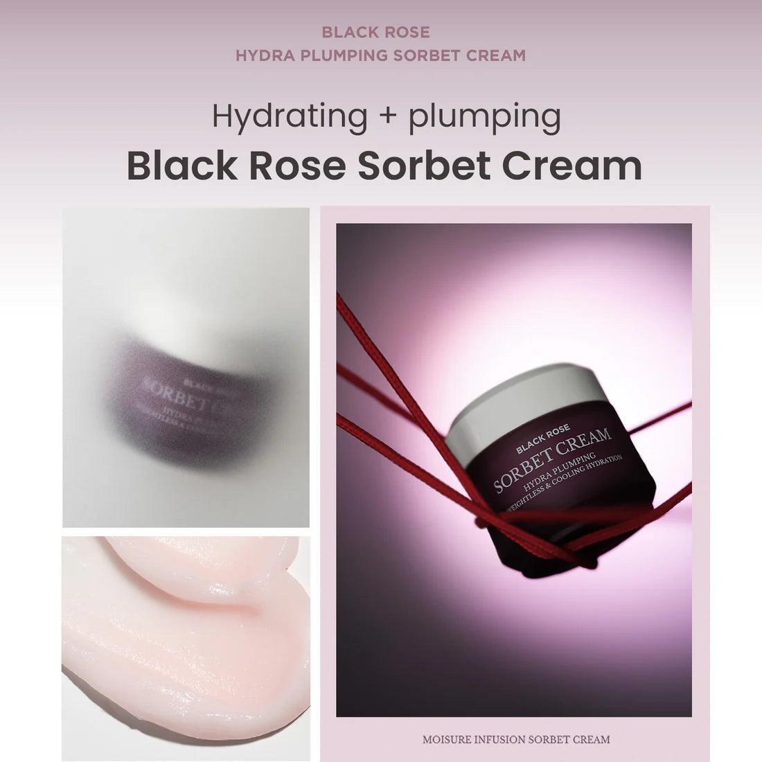 Heimish – Black Rose Hydra Plumping Sorbet Cream 50ml