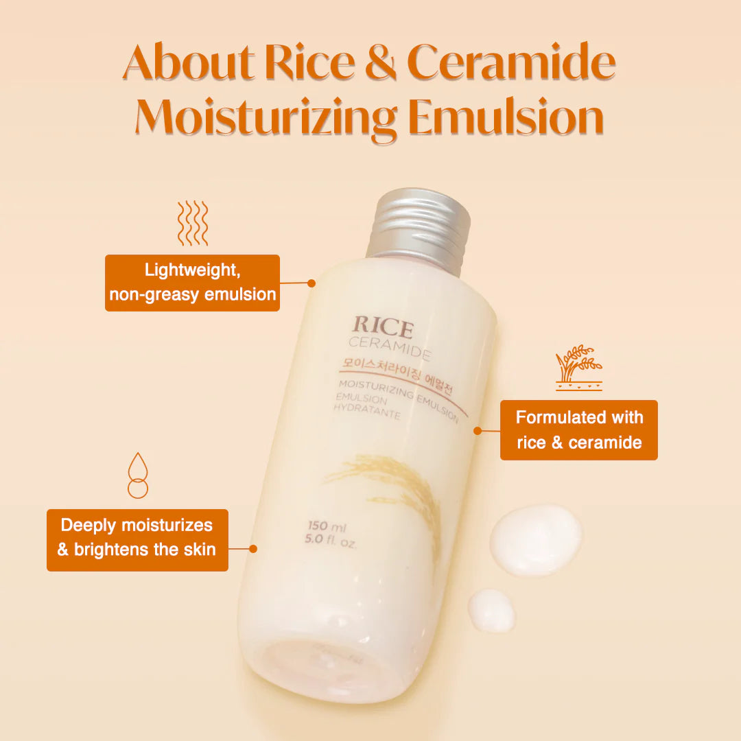 The Face Shop - Rice Ceramide Moisturizing Emulsion 150ml