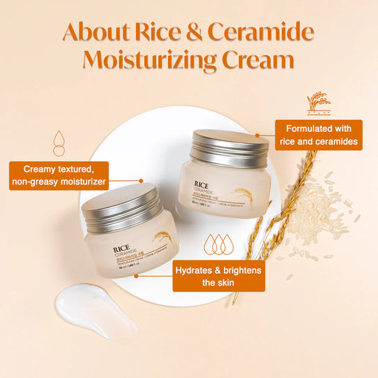 The Face shop - Rice Ceramide Moisturizing Cream 50ml