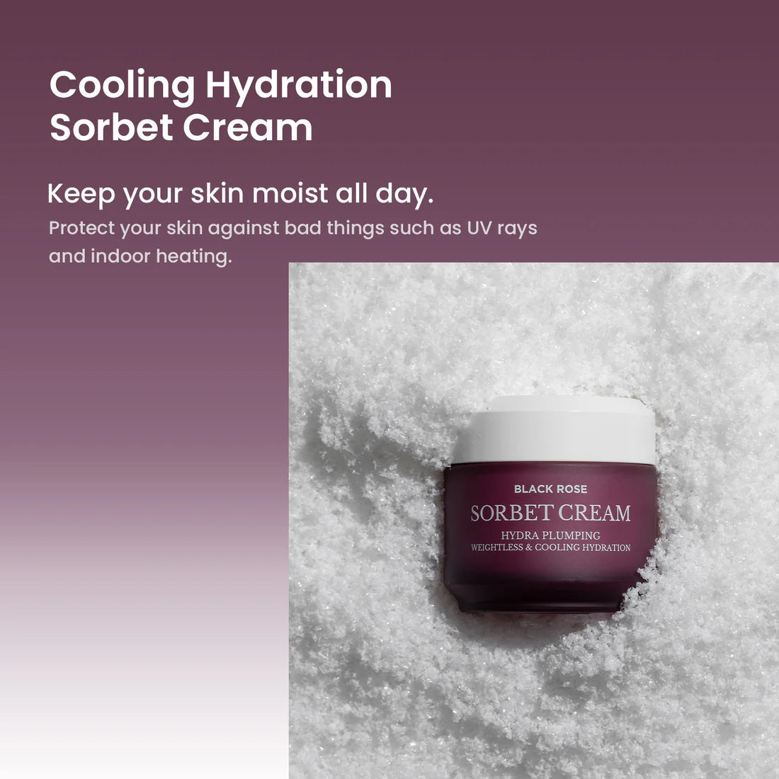 Heimish – Black Rose Hydra Plumping Sorbet Cream 50ml