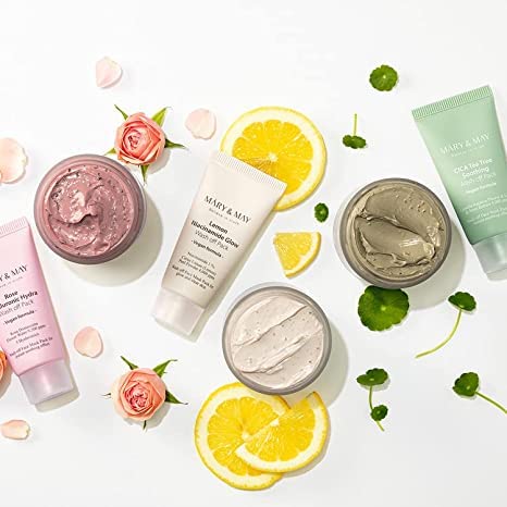 Mary & May - Lemon Niacinamide Glow Wash Off Mask 30g