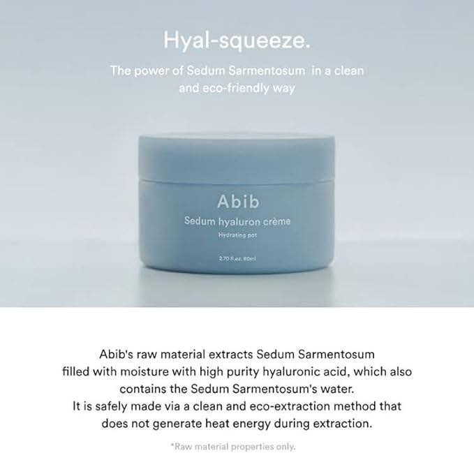 Abib - Sedum Hyaluron Crème Hydrating Pot 80ml