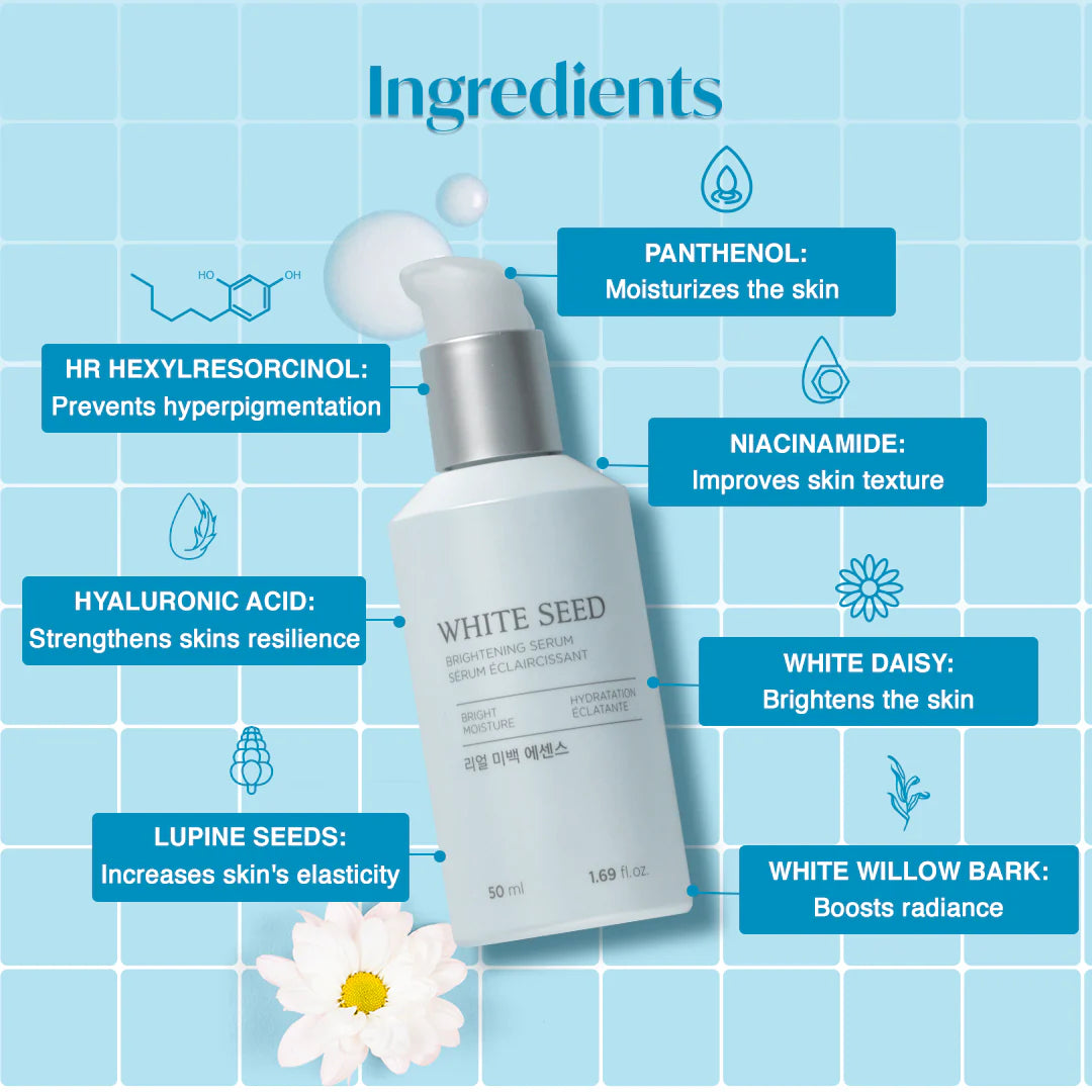The Face Shop - WHITE SEED Brightening Serum 50ml