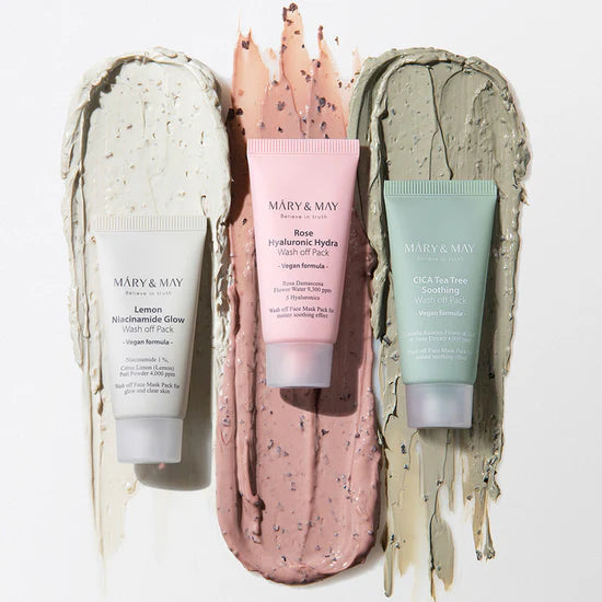 Mary & May - Cica Tea Tree Soothing Wash Off Mask 30g