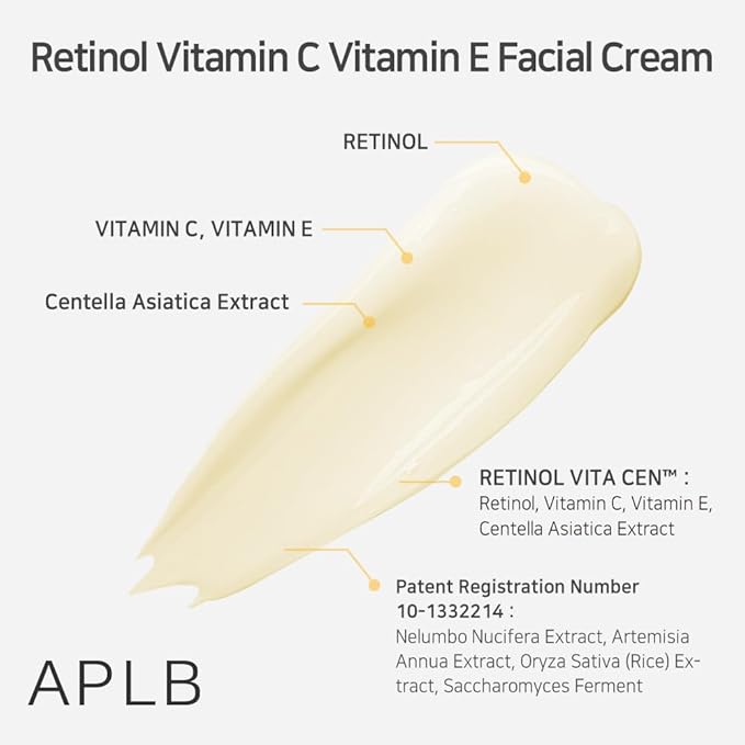 APLB – Retinol Vitamin C Vitamin E Facial Cream 55ml