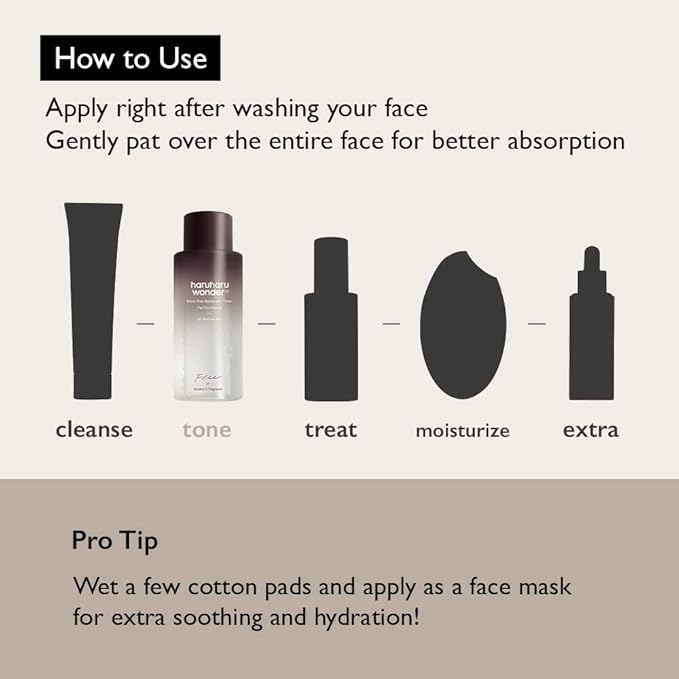 Haruharu Wonder - Black Rice Hyaluronic Toner Fragrance Free 150ml