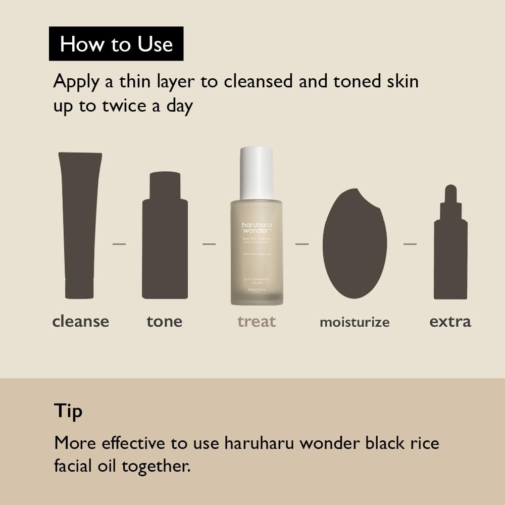 Haru Haru Wonder - Black Rice Hyaluronic Anti-Wrinkle Serum 50ml