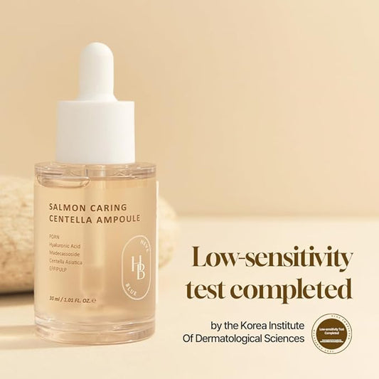 Heveblue – Salmon Caring Centella Ampoule Salmon-PDRN 10,000ppm 30ml