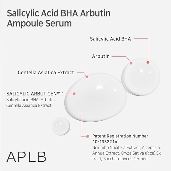 APLB – Salicylic Acid BHA Arbutin Ampoule Serum 40ml