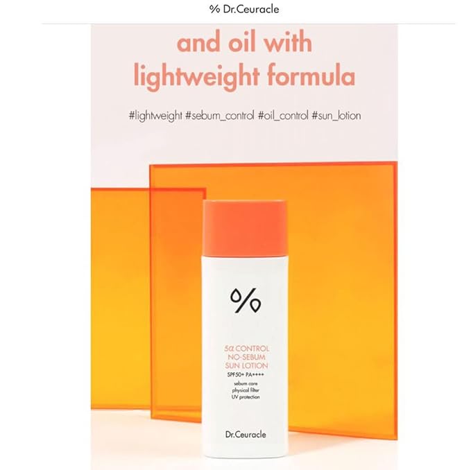Dr. Ceuracle – 5a Control No Sebum Sun Lotion SPF50+PA++++ 50ml
