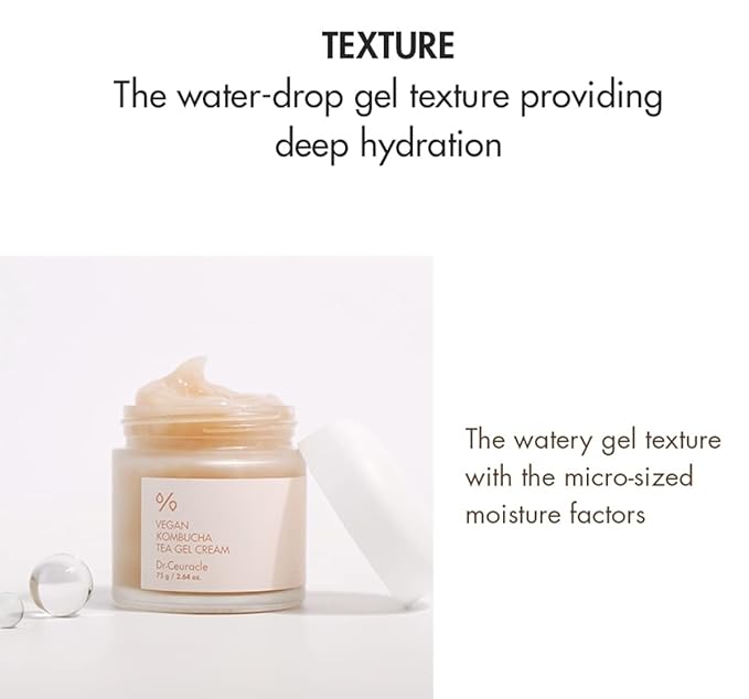 Dr. Ceuracle - Vegan Kombucha Tea Gel Cream 50ml