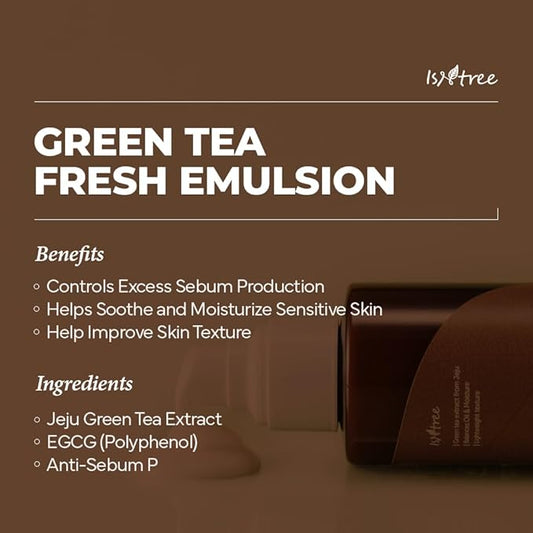 Isntree – Green Tea Fresh Emulsion 120ml