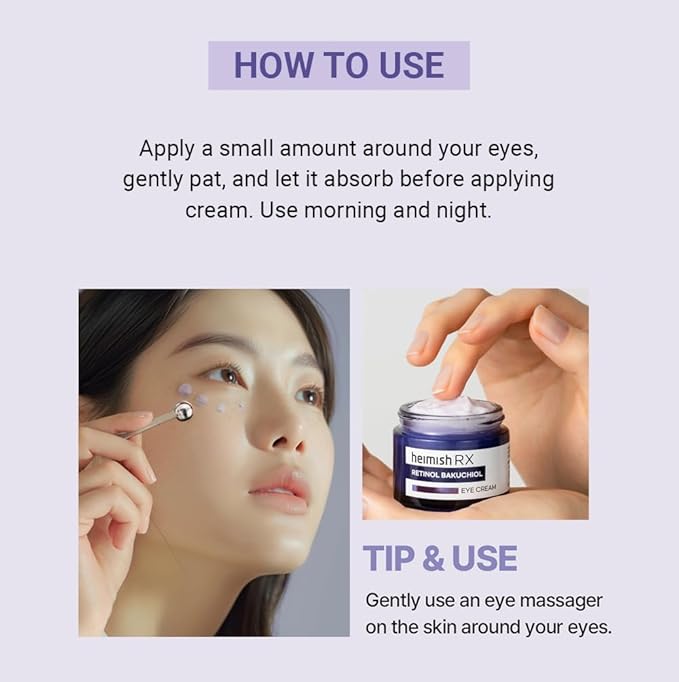 Heimish – RX Retinol Bakuchiol Eye Cream 30ml