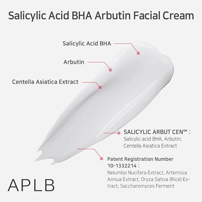 APLB – Salicylic Acid BHA Arbutin Facial Cream 55ml
