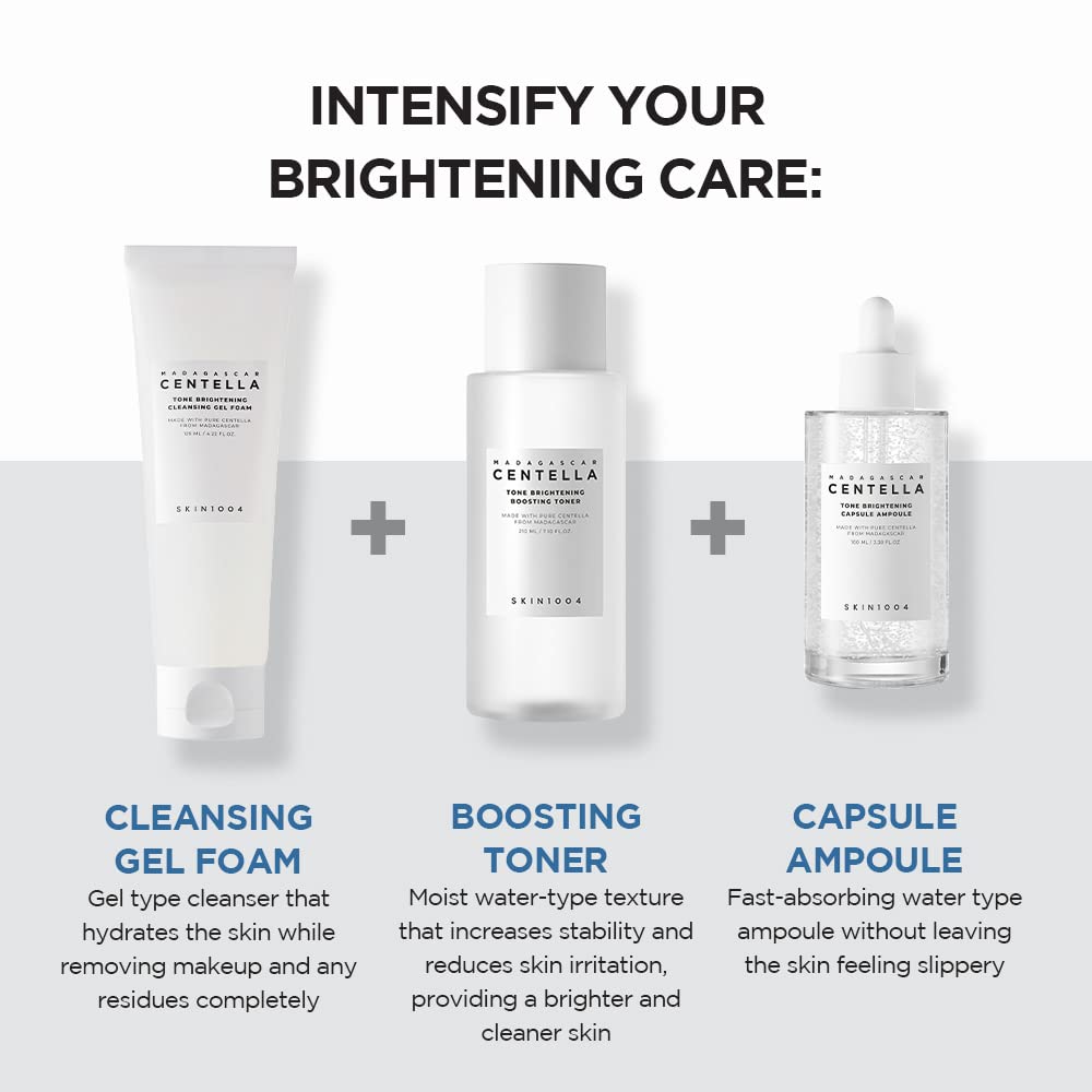 Skin1004 – Madagascar Centella Tone Brightening Cleansing Gel Foam 125ml