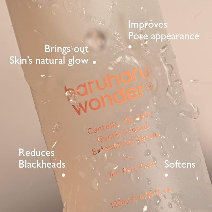 Haruharu Wonder – Centella 3% PHA Gentle Liquid Exfoliating Serum 120ml