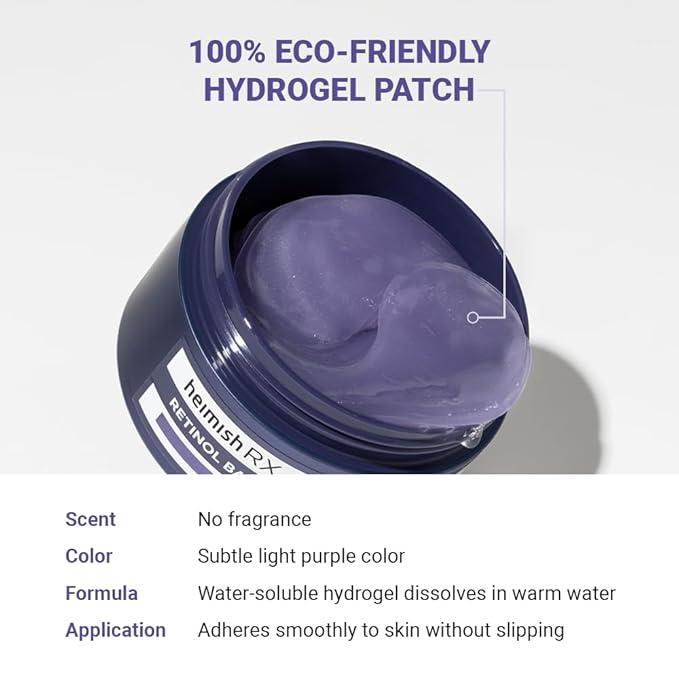 Heimish – RX Retinol Bakuchiol Hydrogel Eye Patch (60ea)