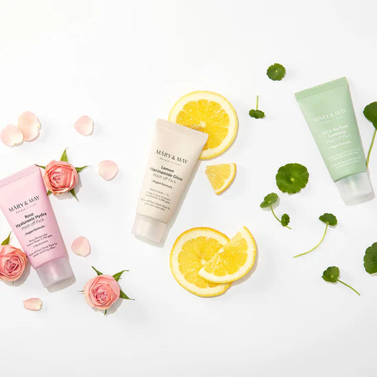 Mary & May – Rose Hyaluronic Hydra Wash Off Mask 30g