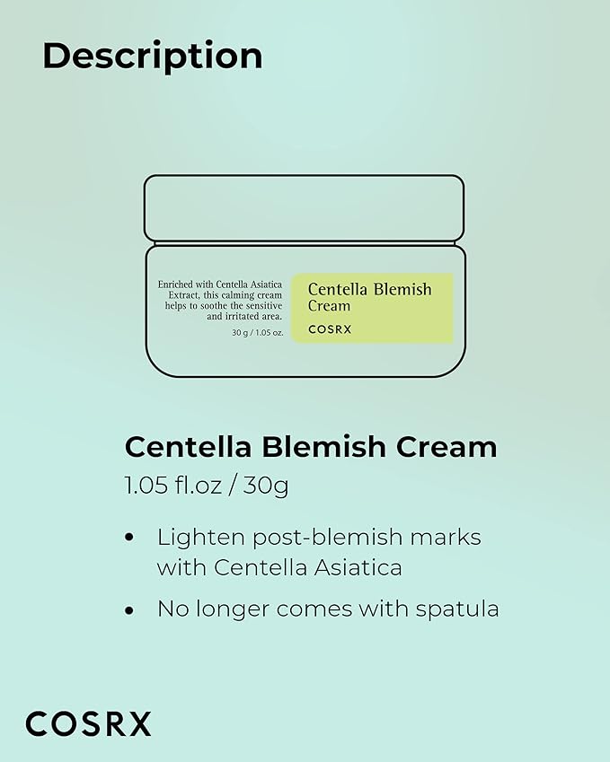 COSRX - Centella Blemish Cream 30ml