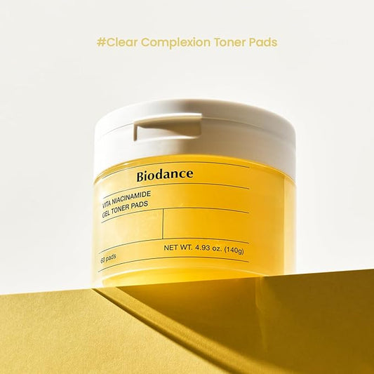 Biodance – Vita Niacinamide Gel Toner Pad (60ea)