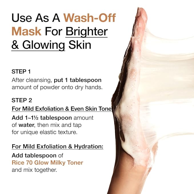 Anua – Rice Enzyme Brightening Cleansing Powder 40g
