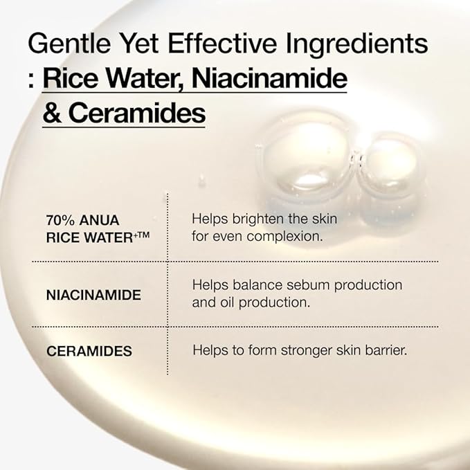 ANUA – Rice 70 Glow Milky Toner 250ml