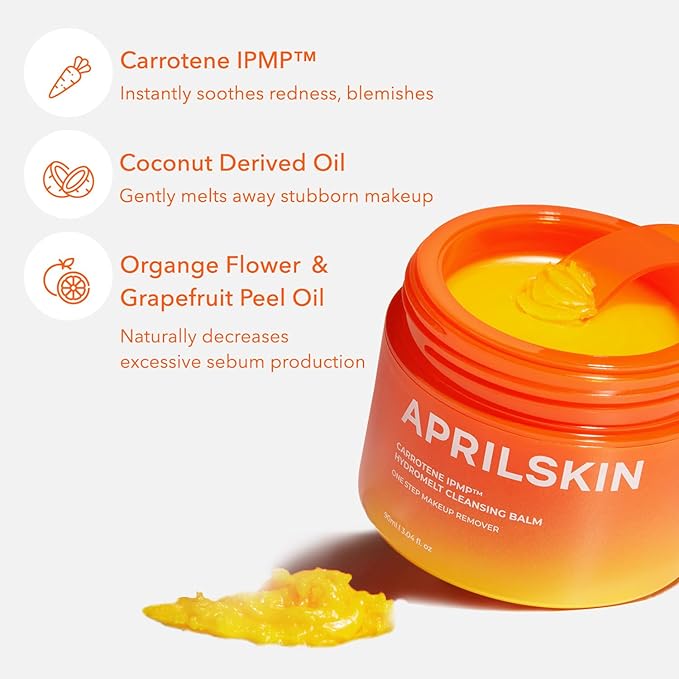 April Skin – Carrotene IPMP Hydromelt Cleansing Balm 90ml