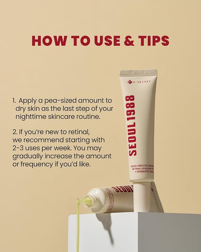 K-Secret – Seoul 1988 Retinal Liposome 4% + Fermented Bean Eye Cream 30ml