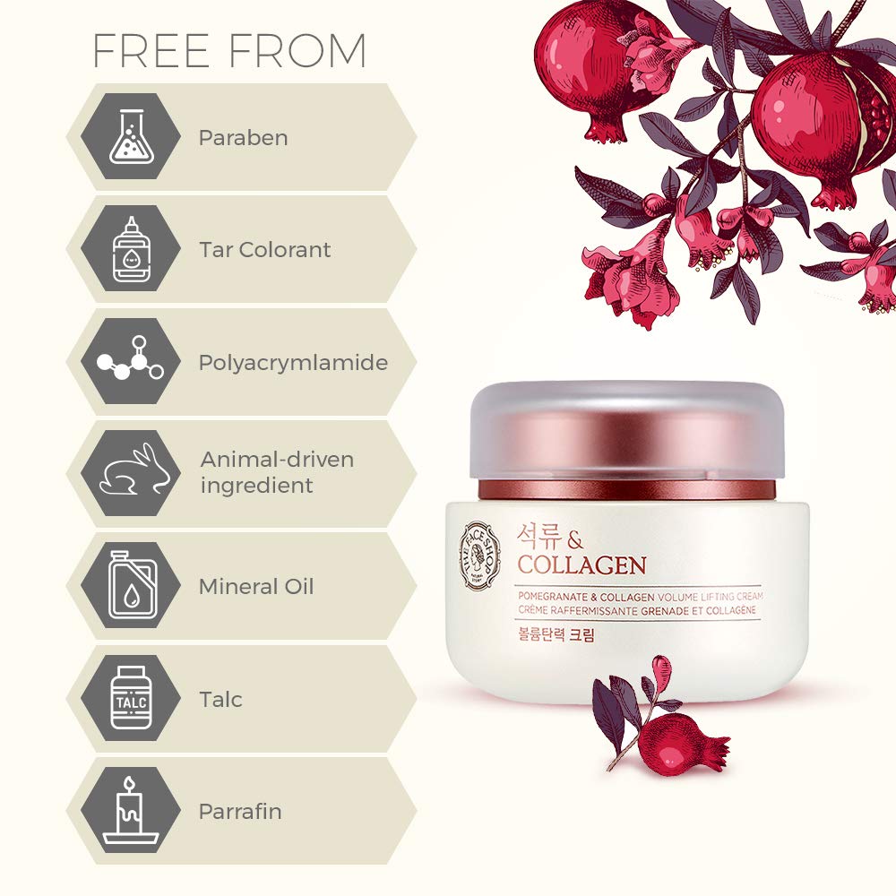 The Face Shop - Pomegranate & Collagen Volume Lifting Eye Cream 50ml