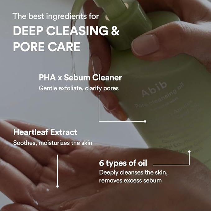 Abib – Pore Cleansing Oil Heartleaf Oil-Wash 200ml