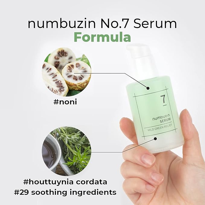 Numbuzin - No.7 Mild Green Soothing Serum 50ml