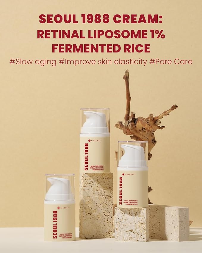 K-Secret – Seoul 1988 Retinal Liposome 1% + Fermented Rice Cream 50ml