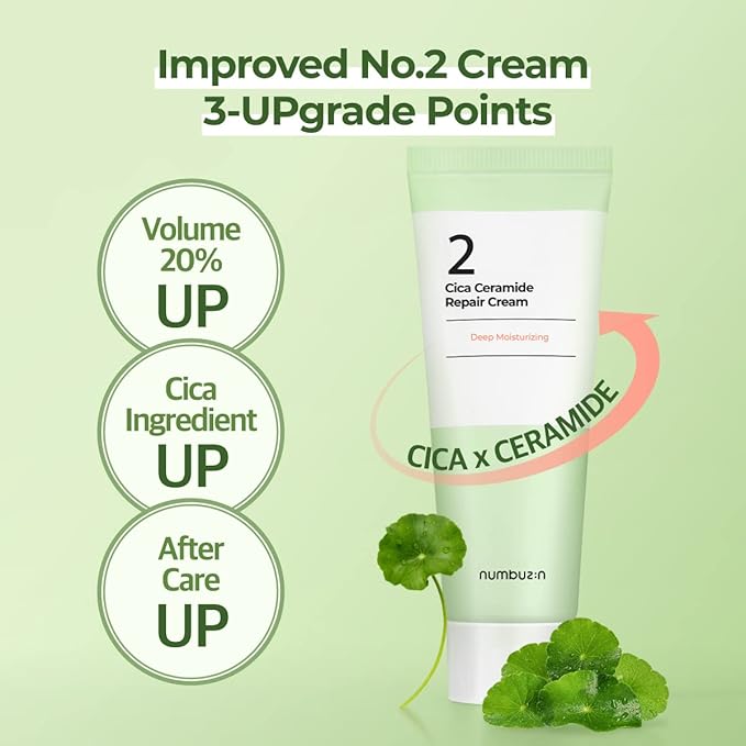 Numbuzin - No. 2 Cica Ceramide Repair Cream 60ml