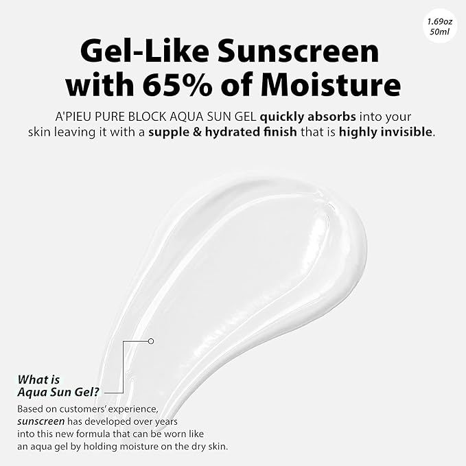 A'pieu - Pure Block Aqua Sun Gel Ex 50ml