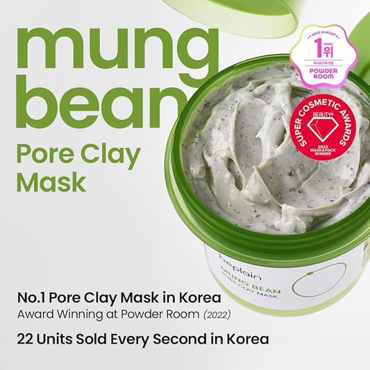 Beplain – Mung Bean Pore Clay Mask 120ml