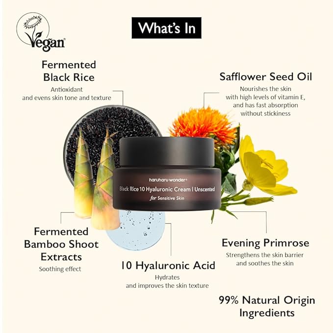 Haruharu Wonder - Black Rice Hyaluronic Cream Unscented 50ml
