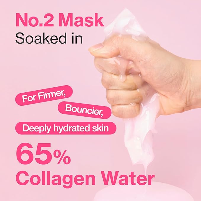 Numbuzin – No.2 Rose PDRN Collagen Plumping Mask Sheet