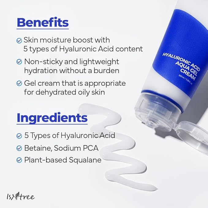 Isntree – Hyaluronic Acid Aqua Gel Cream 100ml