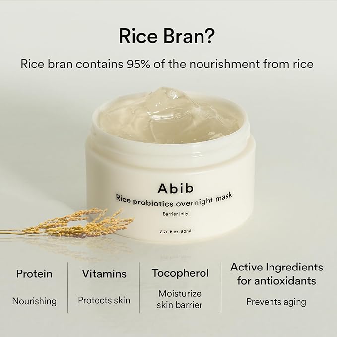 Abib – Rice Probiotics Overnight Mask Barrier Jelly 80ml