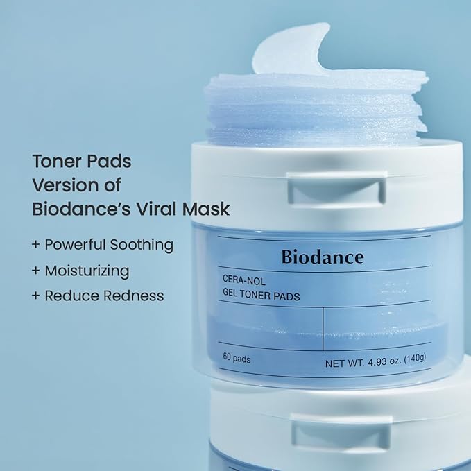 Biodance – Cera- Nol Gel Toner Pad 60