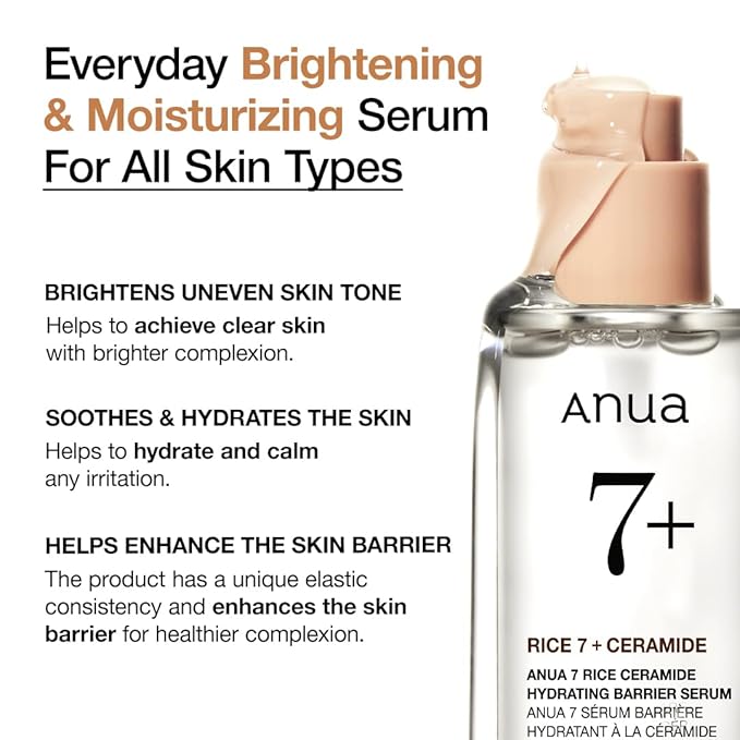 Anua – 7 Rice Ceramide Hydrating Barrier Serum 50ml