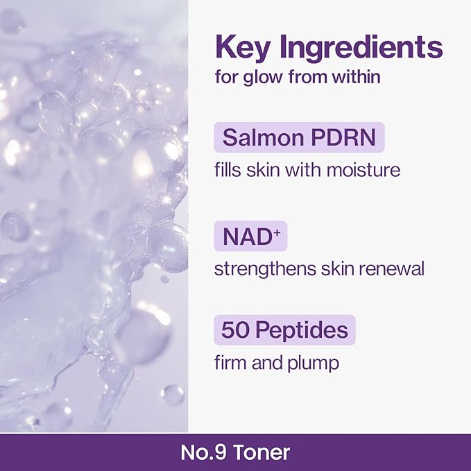 Numbuzin – No.9 NAD PDRN Glow Boosting Toner 150ml