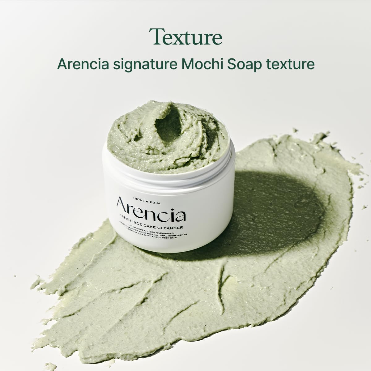 Arencia – Fresh Green Rice Mochi Cleanser 120g