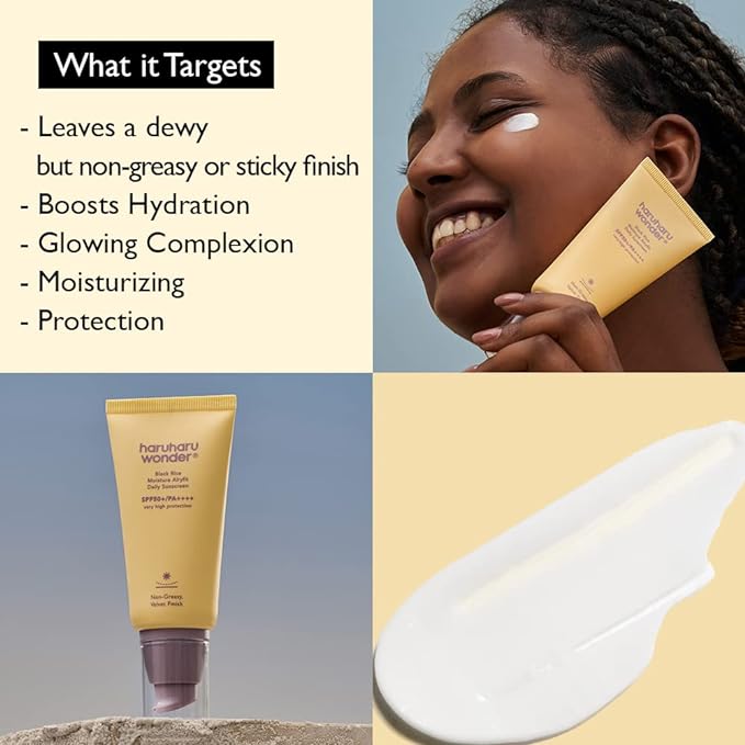Haruharu Wonder - Black Rice Moisture Airfit Daily Sunscreen 50ml (Velvet Finish)