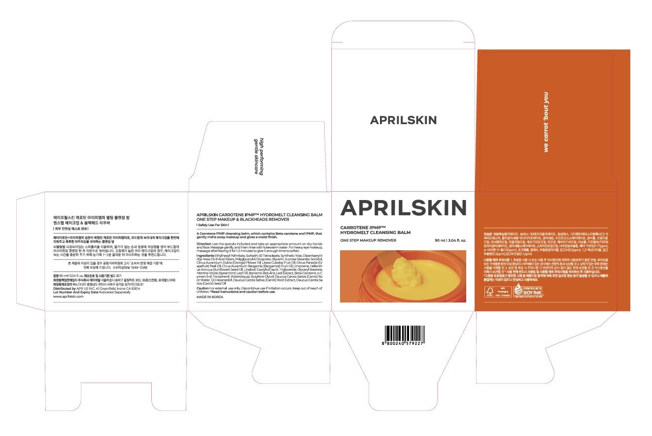 April Skin – Carrotene IPMP Hydromelt Cleansing Balm 90ml