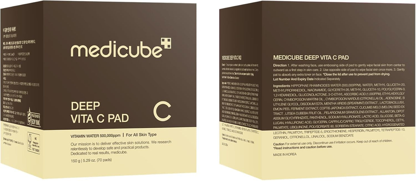 Medicube – Deep Vita C Pad 70P
